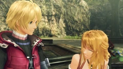 Shulk and Fiora spend time together