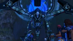 The group is ambushed by Metal Face