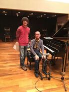 Yasunori Mitsuda with Akio Noguchi