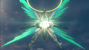 Mythra prepares to fire Siren's beam