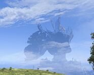 The remains of Mechonis in Xenoblade Chronicles: Definitive Edition