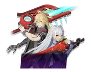 A and Shulk Chain Art Icon