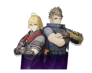 Shulk and Rex Chain Art Icon