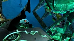 Otharon attempts to push Xord into the ether river