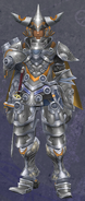 Dunban wearing the Ledios Heavy Armor