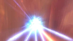 Shulk engulfed in light from his friends