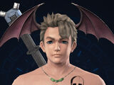 Jet Black Devil Wings