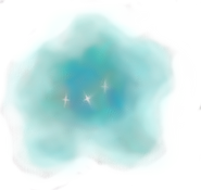 Blue nebula