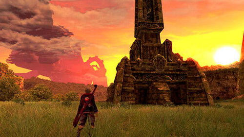 Kamos Guidepost Sunset