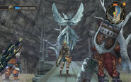 A closer look at the War God replica statue in Xenoblade Chronicles