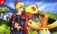 Shulk and Riki on Gaur Plain (3DS version)