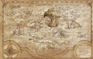 A map of Alrest as seen in the Argentum Trade Guild