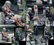She really likes that seat