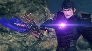 Malos with his sword