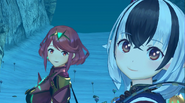 Crossette with her idol Pyra