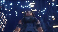 Monica mourning Guernica at the off-seeing