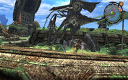 The Giant Mechon Debris in Xenoblade Chronicles