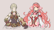 Prototype designs for Pyra and Rex