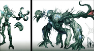 Concept art of Guldo enemies