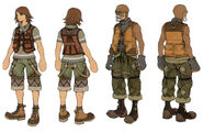 Concept art of Otharon and Juju