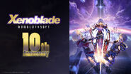 Xenoblade franchise 10th anniversary artwork drawn by CHOCO