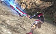 Shulk wielding the Monado