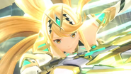 Mythra transforms from Pyra