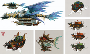 Titan Ships Concept Art
