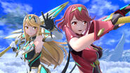 SSBU DLC Pyra Mythra 7