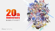 Artwork commemorating Monolith Soft's 20th anniversary