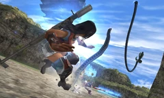 Sharla fights a new Mechon