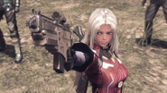 Elma engaging the enemy