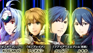 KOS-MOS, Fiora, Chrom and Lucina introduction in Project X Zone 2