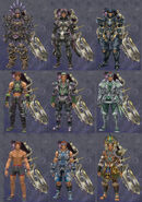 Compilation of Reyn's armour