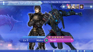 Malos and Sever as party members in the beginning of the game