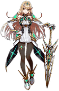 Mythra's spirit artwork in Super Smash Bros. Ultimate