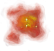 Red nebula