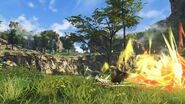 Rex using Rolling Smash
