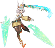 Official Artwork of Nia in Xenoblade Chronicles 3