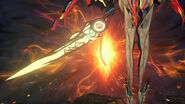 The larger blade of Alpha's Monado Cyclone in Future Redeemed