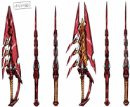 Concept art of Pyra's sword