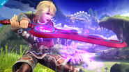 Shulk on Gaur Plain with Monado Buster active.