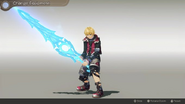 Shulk wielding the Monado III in Xenoblade Chronicles: Definitive Edition