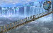 The Great Makna Fall as viewed from the bridge