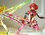 The 1/7 scale Pyra and Mythra figures