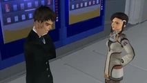 Gaignun talks with Helmer.