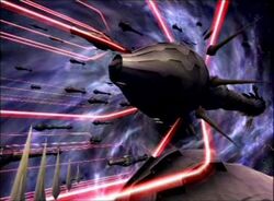 Immigrant Fleet as it appears in Episode II.