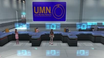 Shion at the U.M.N. Control Center.