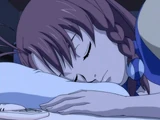 Shion trying to sleep.