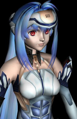 KOS-MOS Backside Art - Xenosaga Episode II Art Gallery